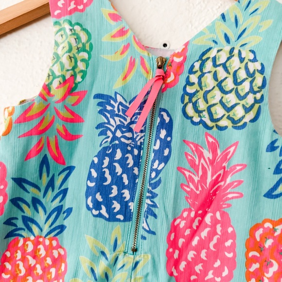 Tommy Bahama Girls Tropical Pineapple Shift Dress - Picture 4 of 5